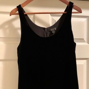 J Crew Black Velvet Top